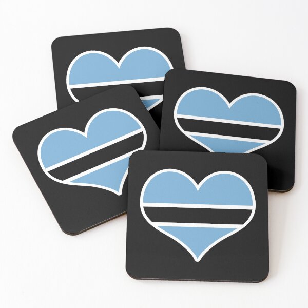 Item preview, Botswana Flag Heart designed and sold by PKHalford.