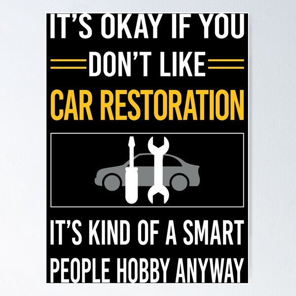 Item preview, Funny Smart People Car Restoration designed and sold by fatherbarliman.