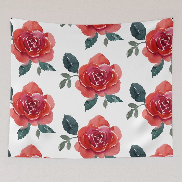 Item preview, Red Rose Watercolor designed and sold by junkydotcom.