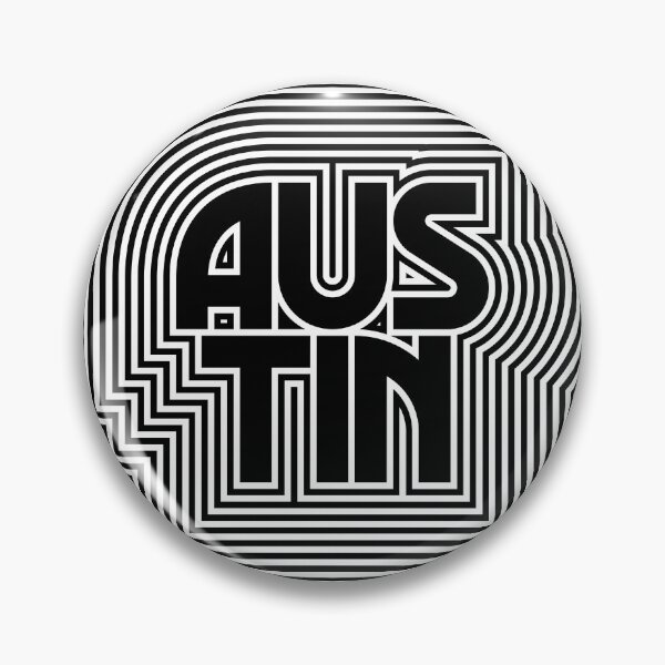 Item preview, Austin City Text Pattern USA designed and sold by VoodooCircus.