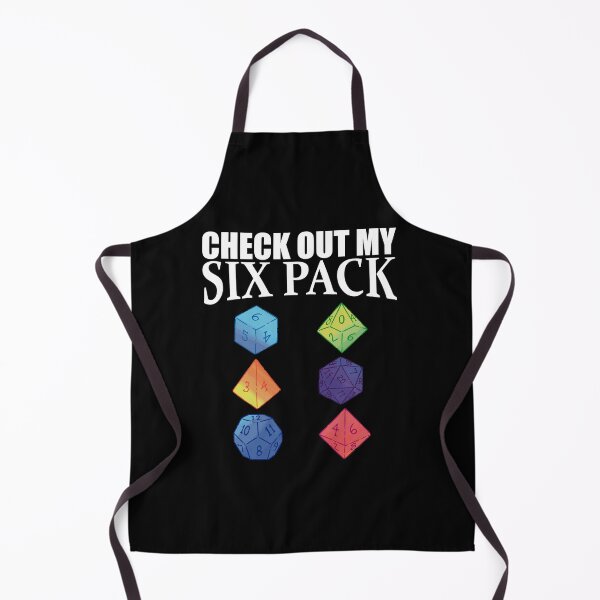 Item preview, Funny Check Out My Six Pack Dice For Dragons RPG Gamer designed and sold by Justnath.
