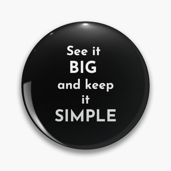 Item preview, See big and keep it Simple, Keep it simple, like,   word Wizard, word master , fluent expert on words,  Word Smith designed and sold by WizardWordSmith.