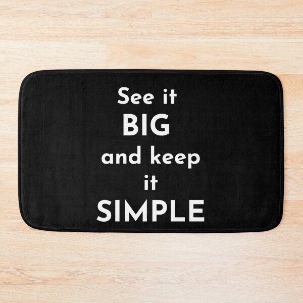 Item preview, See big and keep it Simple, Keep it simple, like,   word Wizard, word master , fluent expert on words,  Word Smith designed and sold by WizardWordSmith.