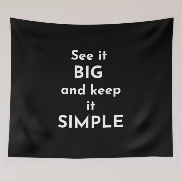 Item preview, See big and keep it Simple, Keep it simple, like,   word Wizard, word master , fluent expert on words,  Word Smith designed and sold by WizardWordSmith.