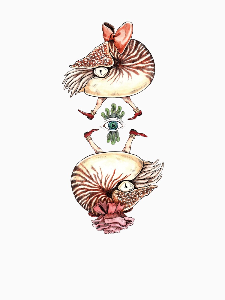 Thumbnail 7 of 7, Classic T-Shirt, two nautilus girls designed and sold by KiyomiInoue.