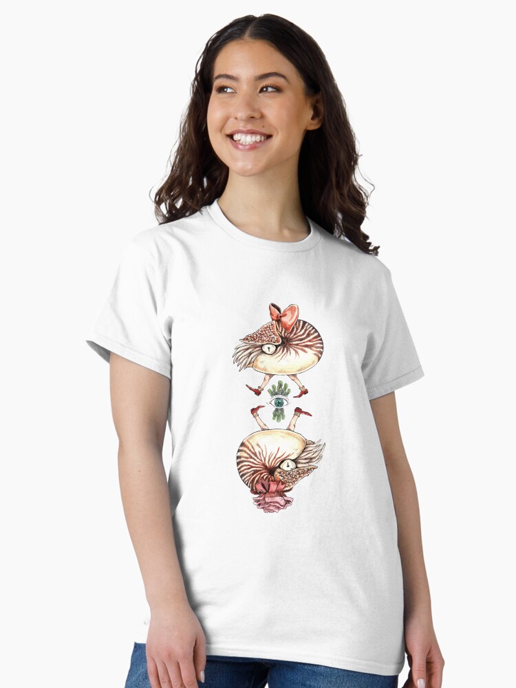 Thumbnail 1 of 7, Classic T-Shirt, two nautilus girls designed and sold by KiyomiInoue.