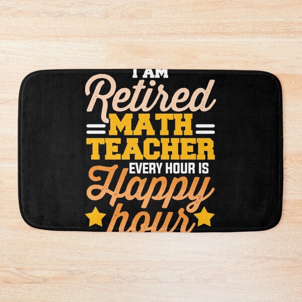 Item preview, I Am A Retired Math Teacher I Have No Problems designed and sold by GoZayaan.