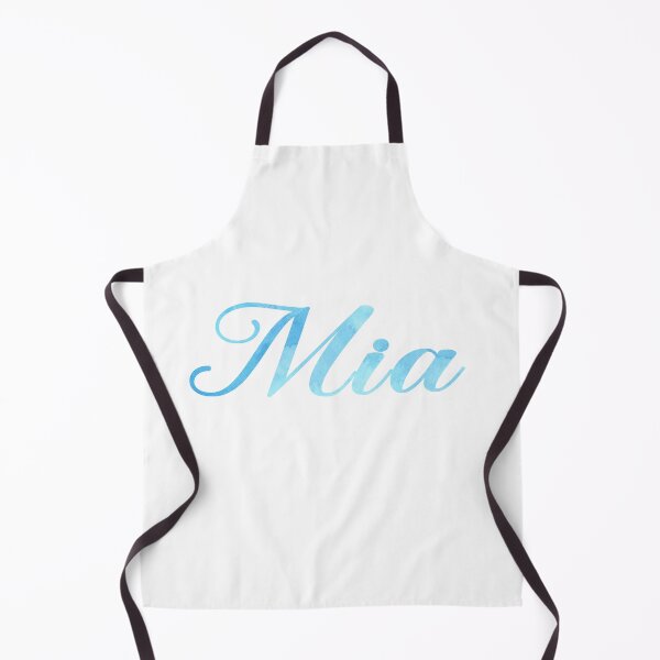 Item preview, Mia - Aesthetic Name Art Blue Style designed and sold by DitaNadiaStore.
