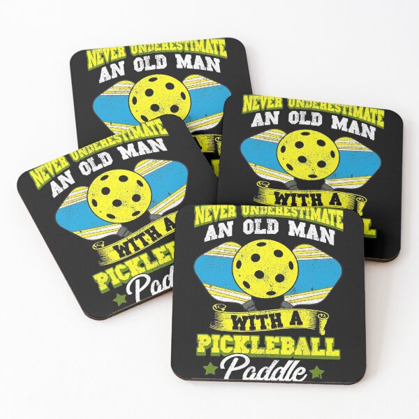 Item preview, Never underestimate an old man with pickleball paddle designed and sold by GoZayaan.