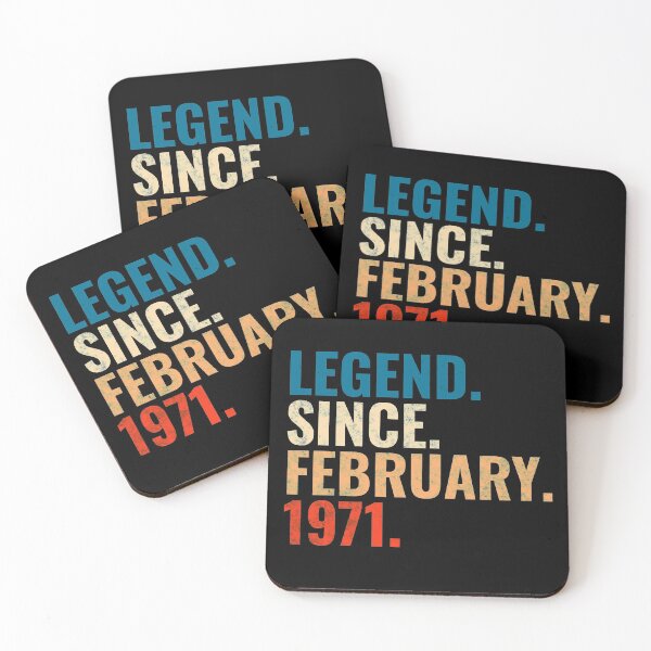Item preview, Legend Since February 1971 Retro Vintage designed and sold by Teelogic.