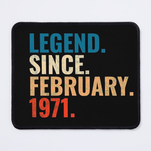 Item preview, Legend Since February 1971 Retro Vintage designed and sold by Teelogic.