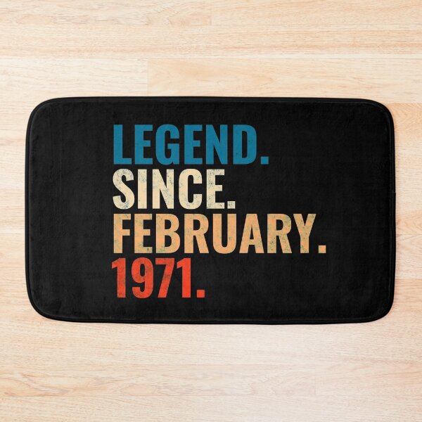 Item preview, Legend Since February 1971 Retro Vintage designed and sold by Teelogic.