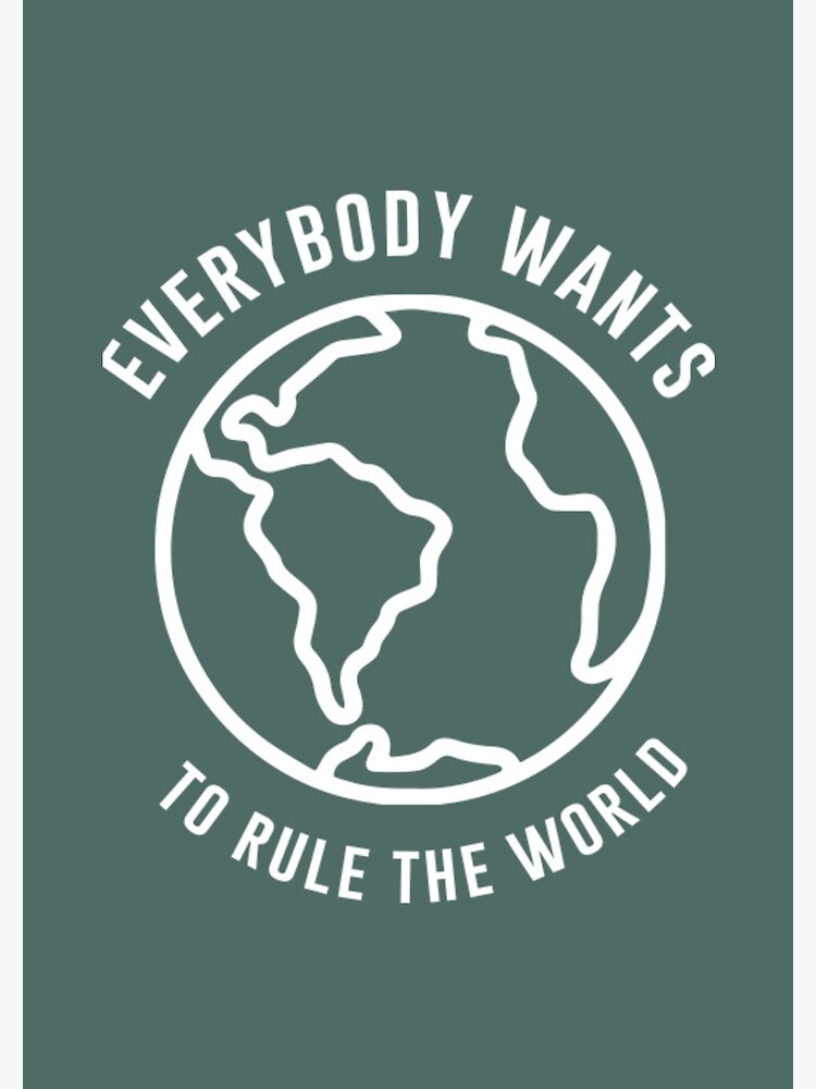 Tears For Fears Everybody wants to rule the world  Poster for Sale by  Etaaterangz