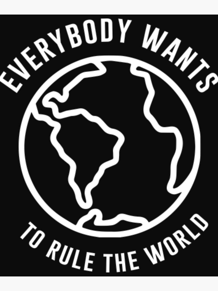 Everybody Wants To Rule The World Tears For Fears Lyrics Pin for