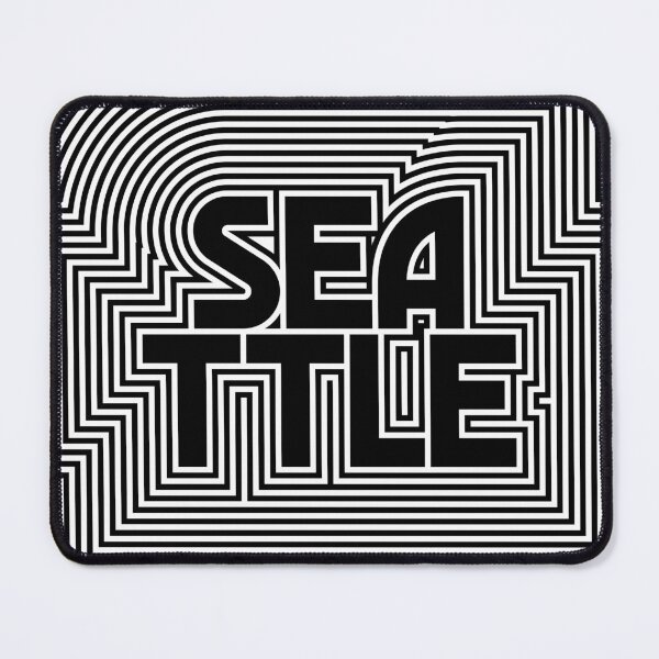 Item preview, Seattle City Text Pattern USA designed and sold by VoodooCircus.