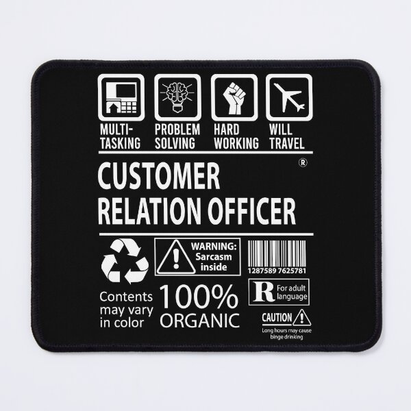 Item preview, Customer Relation Officer T Shirt - MultiTasking Certified Job Gift Item Tee designed and sold by killingworthhi.