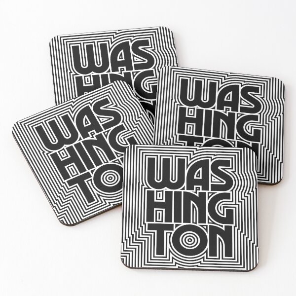 Item preview, Washington City Text Pattern USA designed and sold by VoodooCircus.
