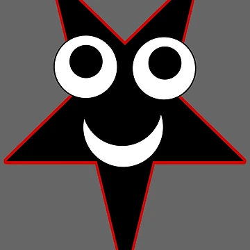 Artwork thumbnail, Smiling Inverted Star by Day10Machine