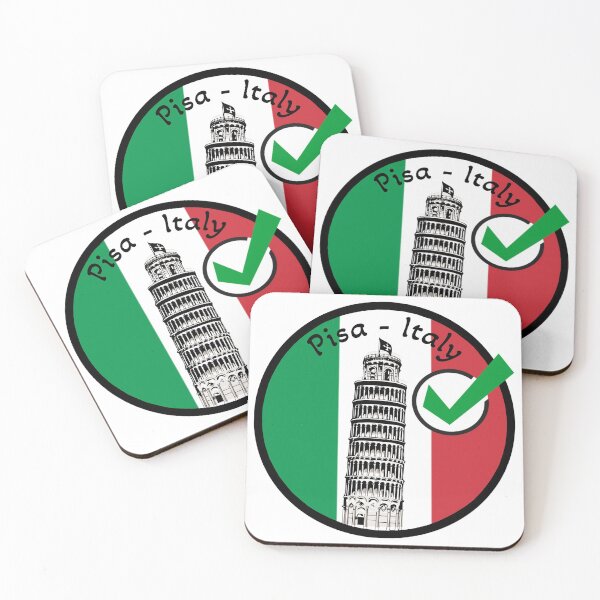 Item preview, Pisa italy tower flag  designed and sold by WhereIsTravis.