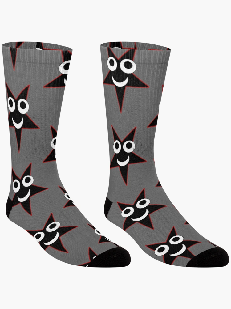 Thumbnail 3 of 5, Socks, Smiling Inverted Star designed and sold by Day10Machine.