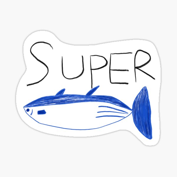 "Super Tuna Jin" Sticker for Sale by vangoodboy Redbubble
