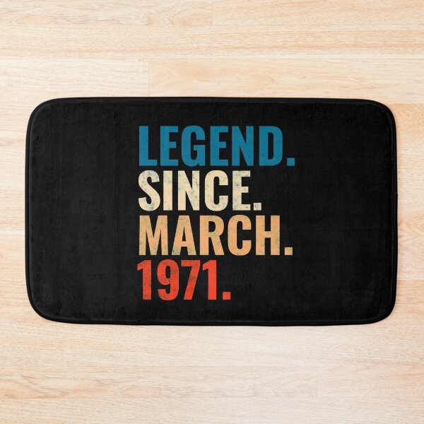 Item preview, Legend Since March 1971 Retro Vintage designed and sold by Teelogic.