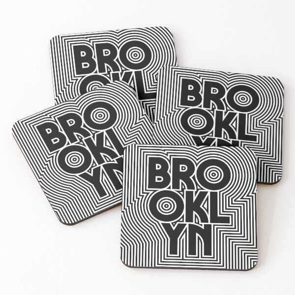 Item preview, Brooklyn New York Borough Text Pattern USA designed and sold by VoodooCircus.