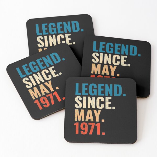 Item preview, Legend Since May 1971 Retro Vintage designed and sold by Teelogic.