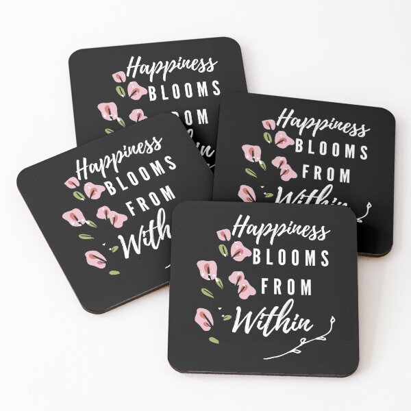 Item preview, Happiness blooms from within designed and sold by RedSparkle.