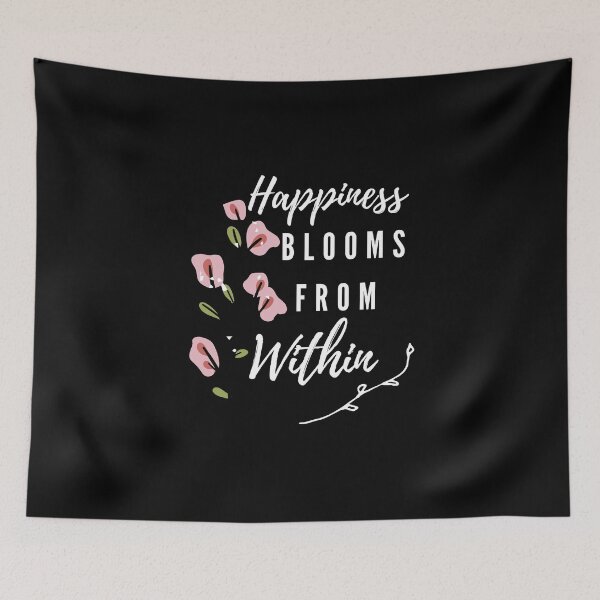 Item preview, Happiness blooms from within designed and sold by RedSparkle.
