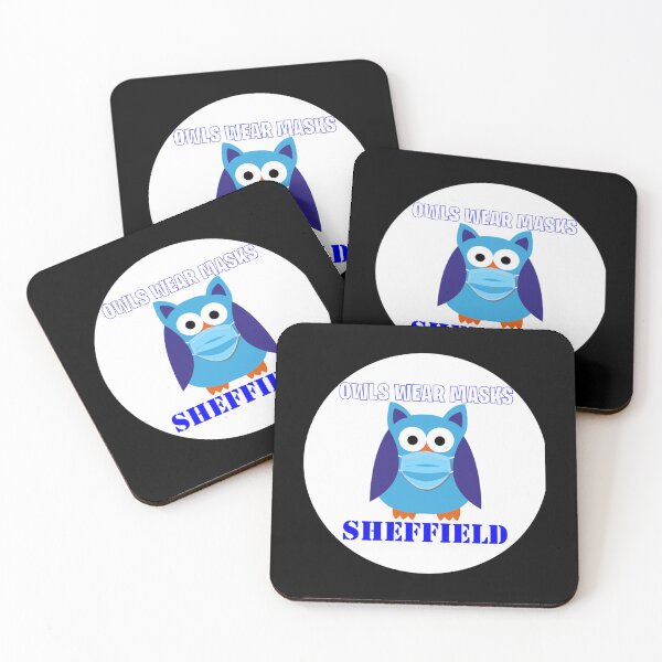 Item preview, Owls wear masks funny sheffield owl   designed and sold by mariadesginshop.