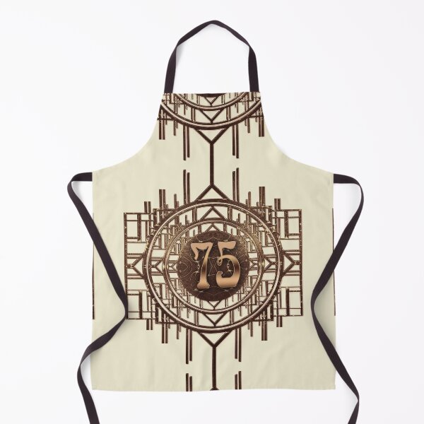 Item preview, Art Deco Vintage Design with Retro Art Nouveau Number 75 designed and sold by Xarah.
