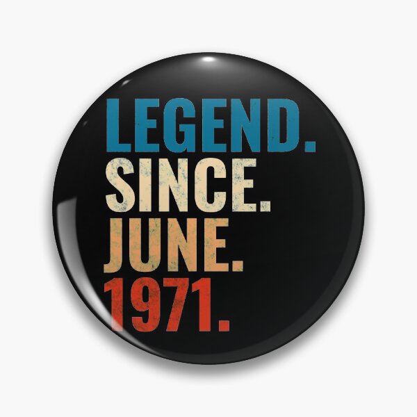Item preview, Legend Since June 1971 Retro Vintage designed and sold by Teelogic.