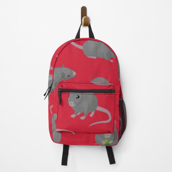 Item preview, Happy Rats on red background designed and sold by Pekapeka of NZ.