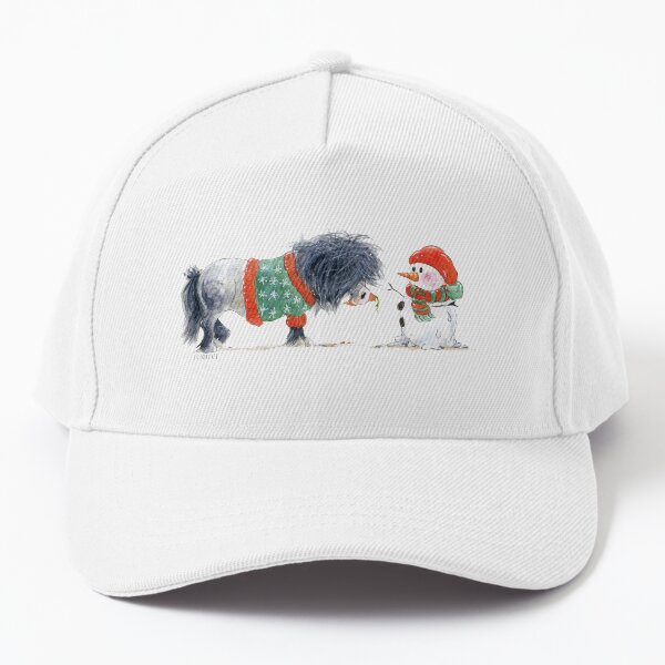 Christmas Snowman Baseball Cap