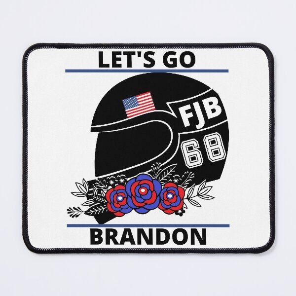 Item preview, Lets Go Brandon Racecar Helmet (Black) designed and sold by Wheeler-Styl3.