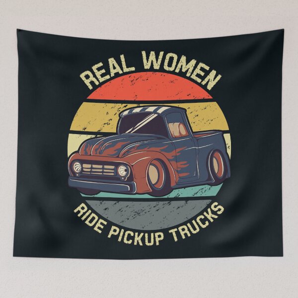 Item preview, Real women ride pickup trucks designed and sold by SidTastic .