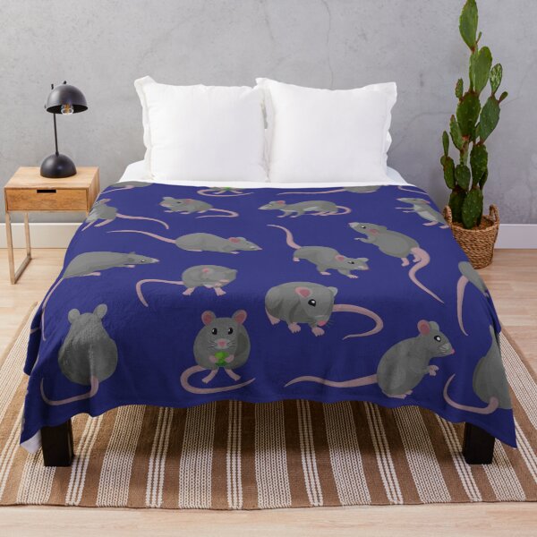 Item preview, Happy Rats on blue background designed and sold by Pekapeka of NZ.