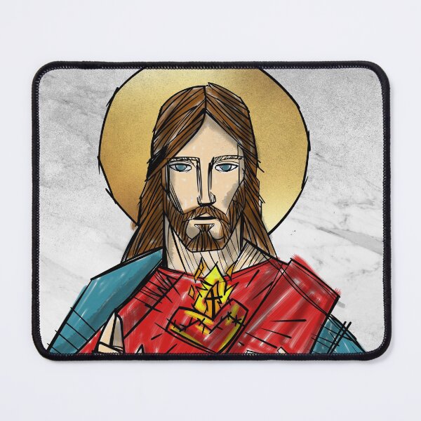 Item preview, sacred heart of jesus designed and sold by cat poe.