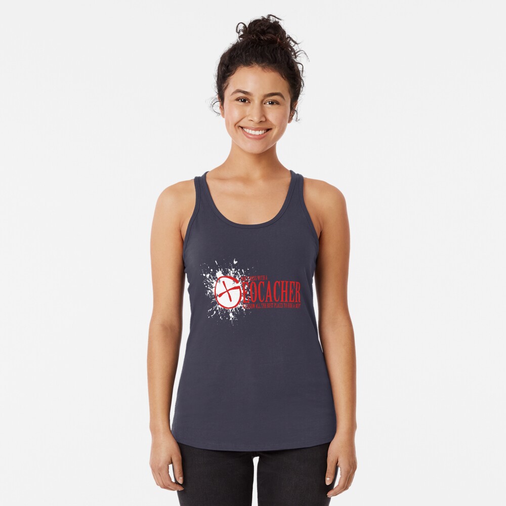 Vista previa del artículo con la obra «Camiseta con espalda nadadora», diseñado y vendido por shakeoutfitters.