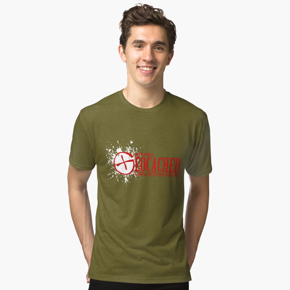 Vista previa del artículo con la obra «Camiseta de tejido mixto», diseñado y vendido por shakeoutfitters.
