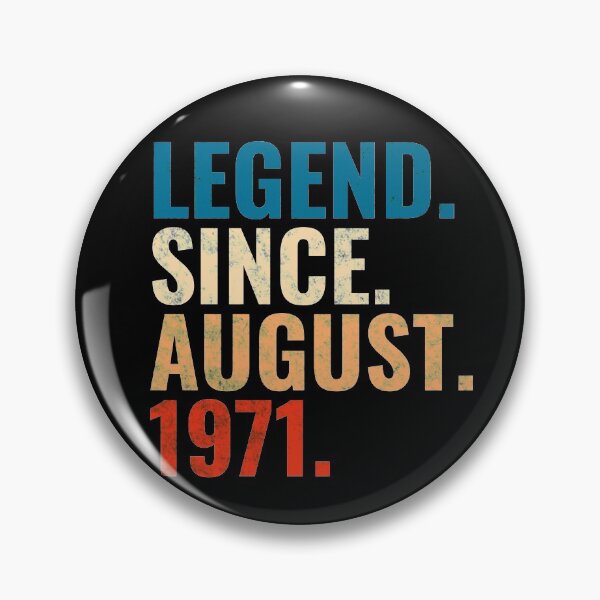 Item preview, Legend Since August 1971 Retro Vintage designed and sold by Teelogic.