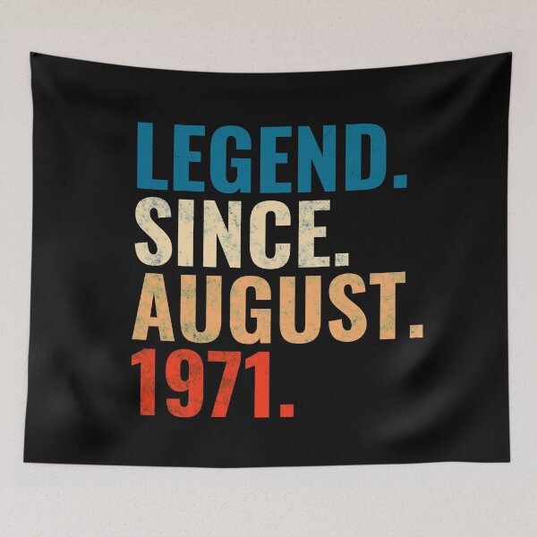 Item preview, Legend Since August 1971 Retro Vintage designed and sold by Teelogic.