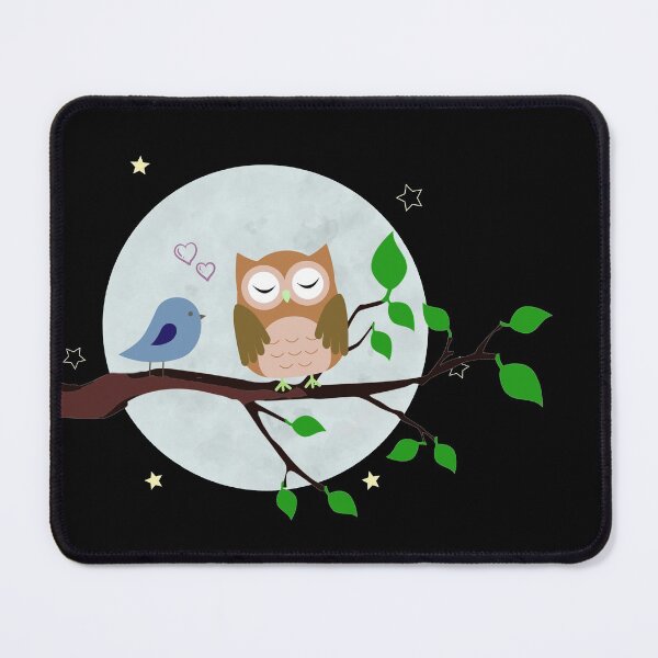 Item preview, Cute Owl And Lark designed and sold by Intr0vertLife.