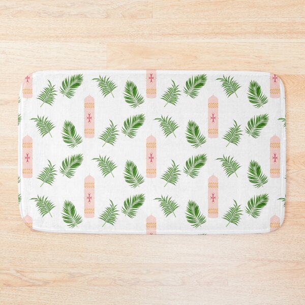 Item preview, Lent Candle and Palms designed and sold by Lorify.