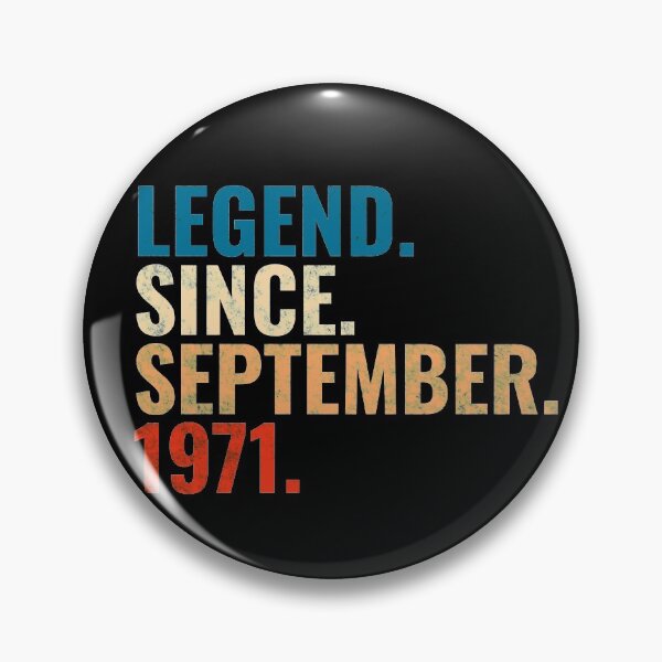 Item preview, Legend Since September 1971 Retro Vintage designed and sold by Teelogic.