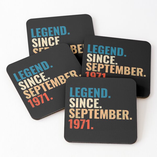 Item preview, Legend Since September 1971 Retro Vintage designed and sold by Teelogic.