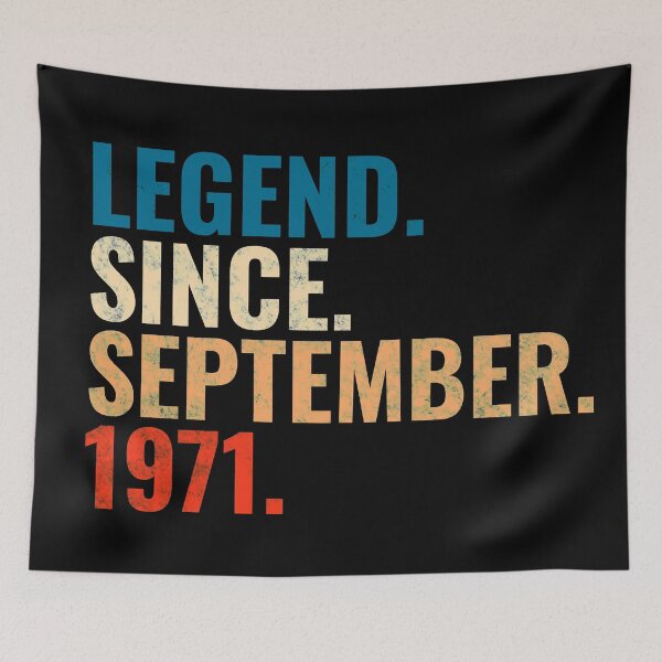 Item preview, Legend Since September 1971 Retro Vintage designed and sold by Teelogic.