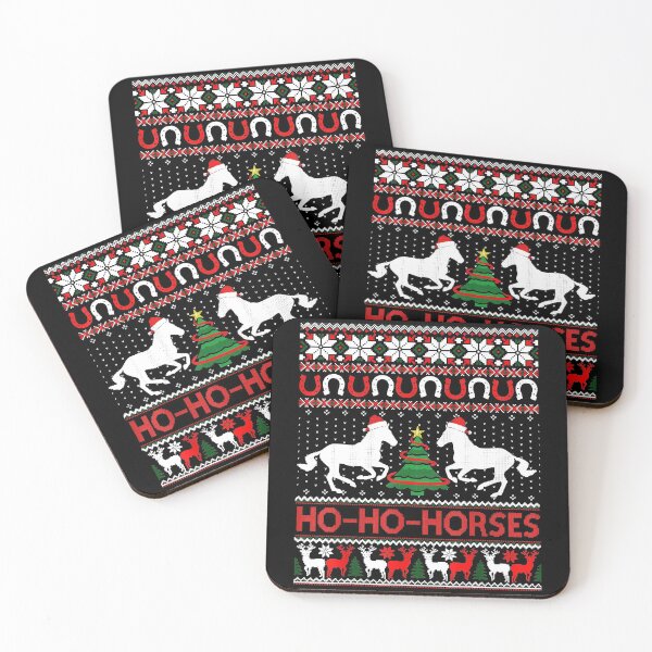 Item preview, Ho Ho Horses Xmas - Ugly Christmas Sweater Equestrian designed and sold by spherevilla.