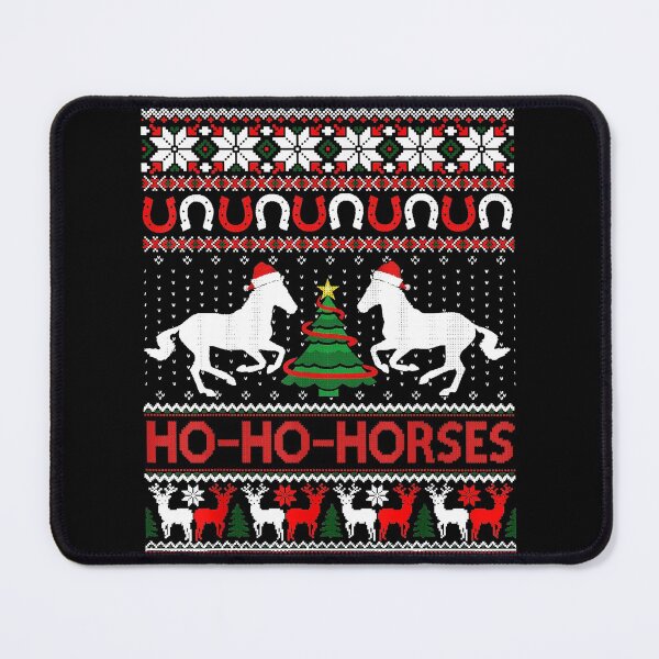 Item preview, Ho Ho Horses Xmas - Ugly Christmas Sweater Equestrian designed and sold by spherevilla.